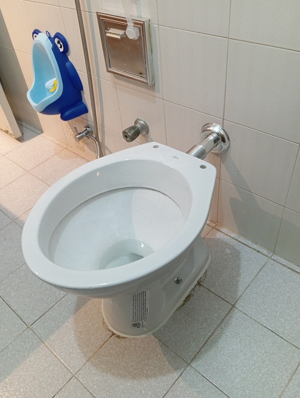 Louça sanitária instalada
