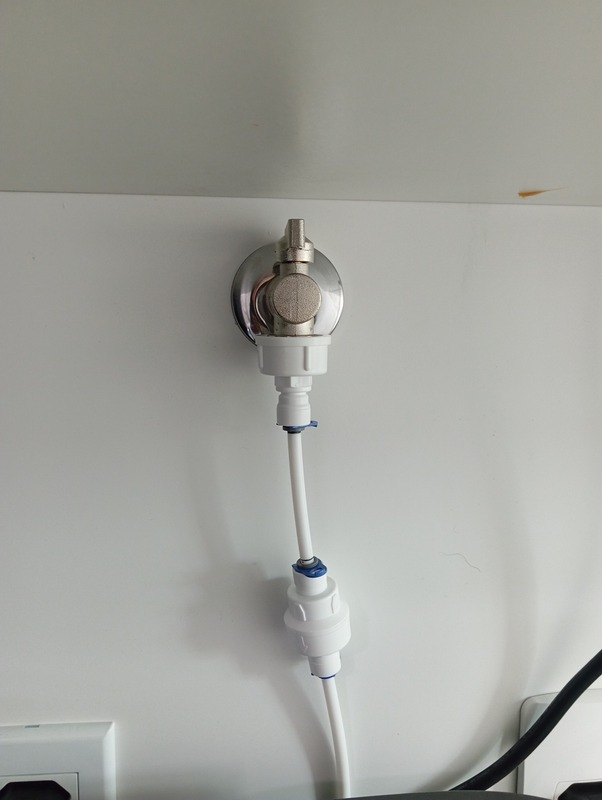 Conexão hidráulica para purificador